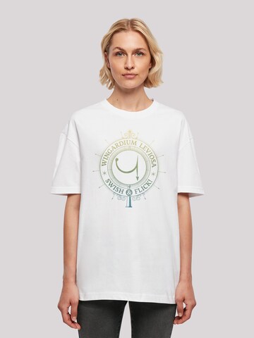 T-shirt ''Harry Potter Wingardium Leviosa Spells Charms' F4NT4STIC en blanc : devant