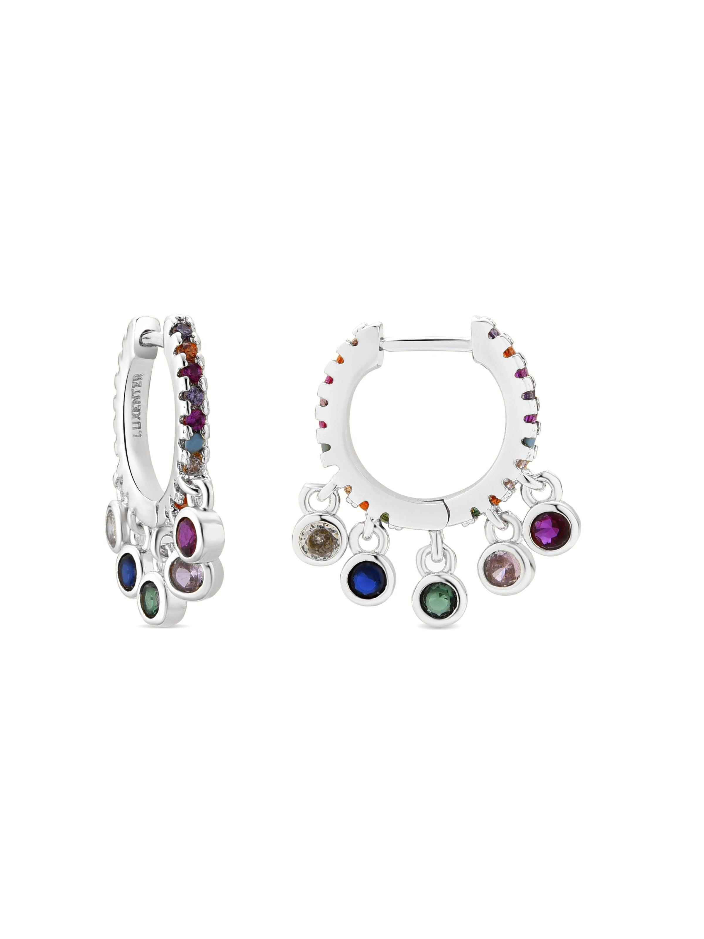 Luxenter Earrings 'Yaskim' in Mixed colours: front