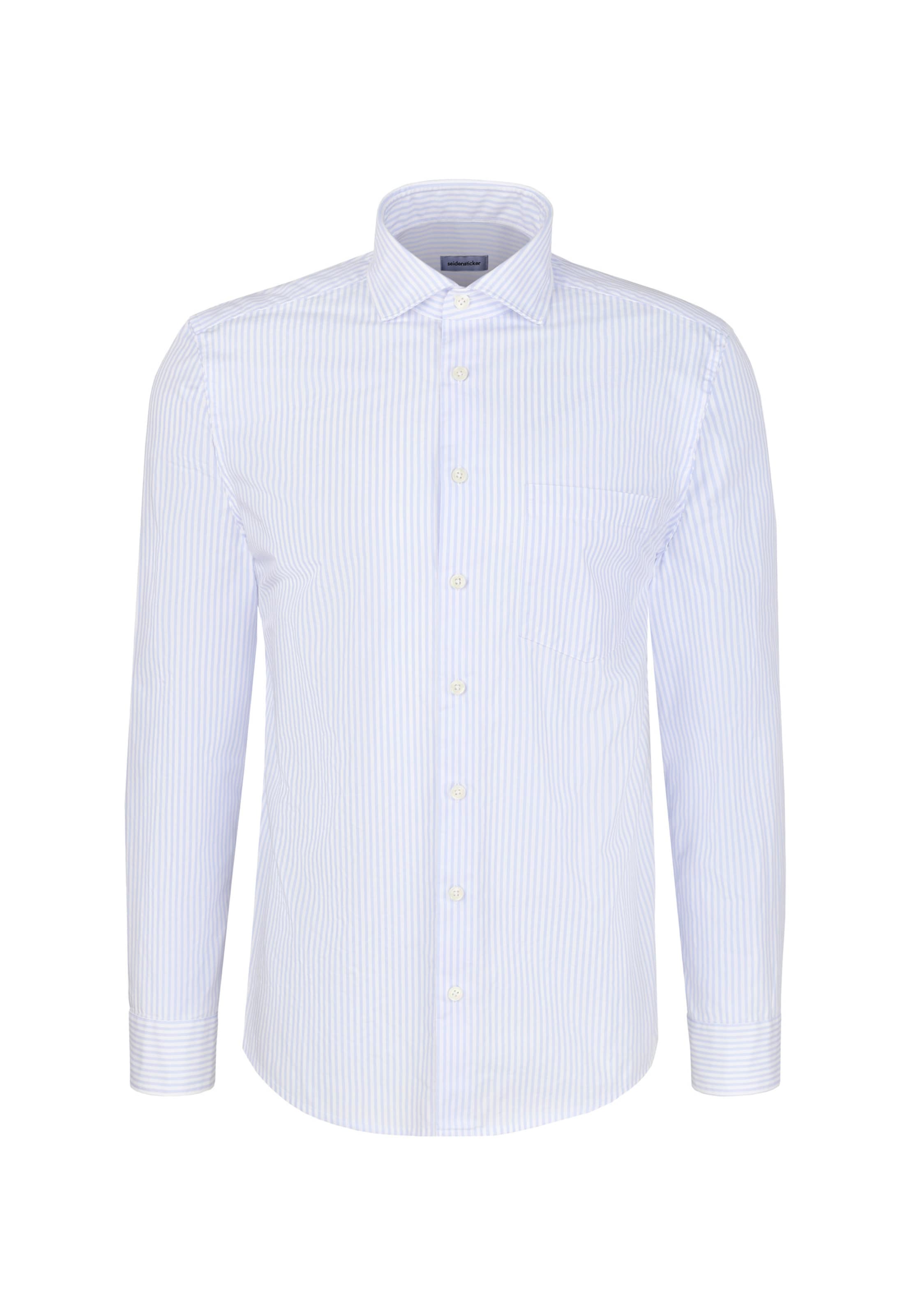 Coupe regular Chemise 'Casual Business' SEIDENSTICKER en bleu