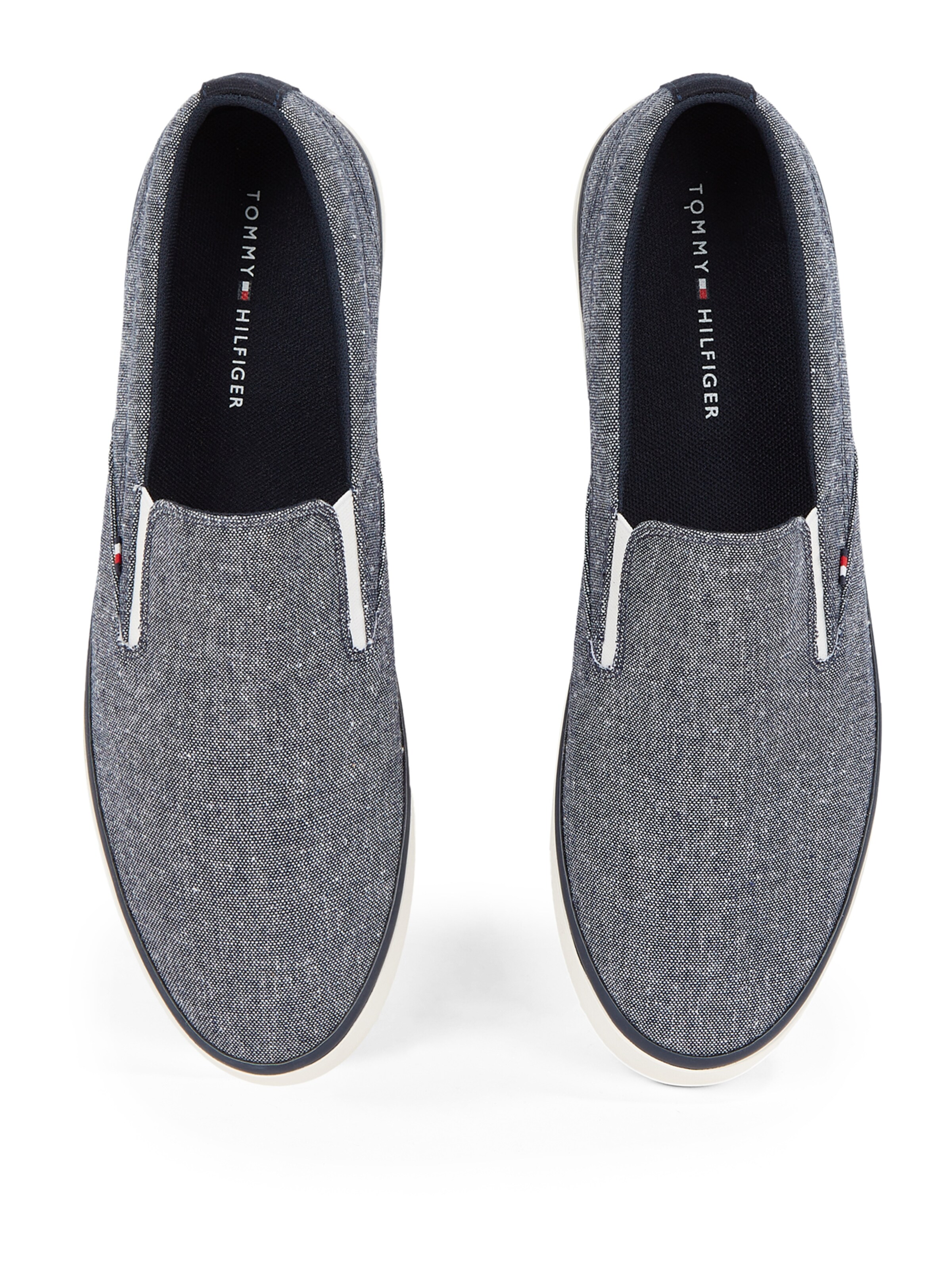 TOMMY HILFIGER Slip-on obuv - Modrá