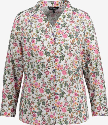 Ulla Popken Blouse in Gemengde kleuren: voorkant