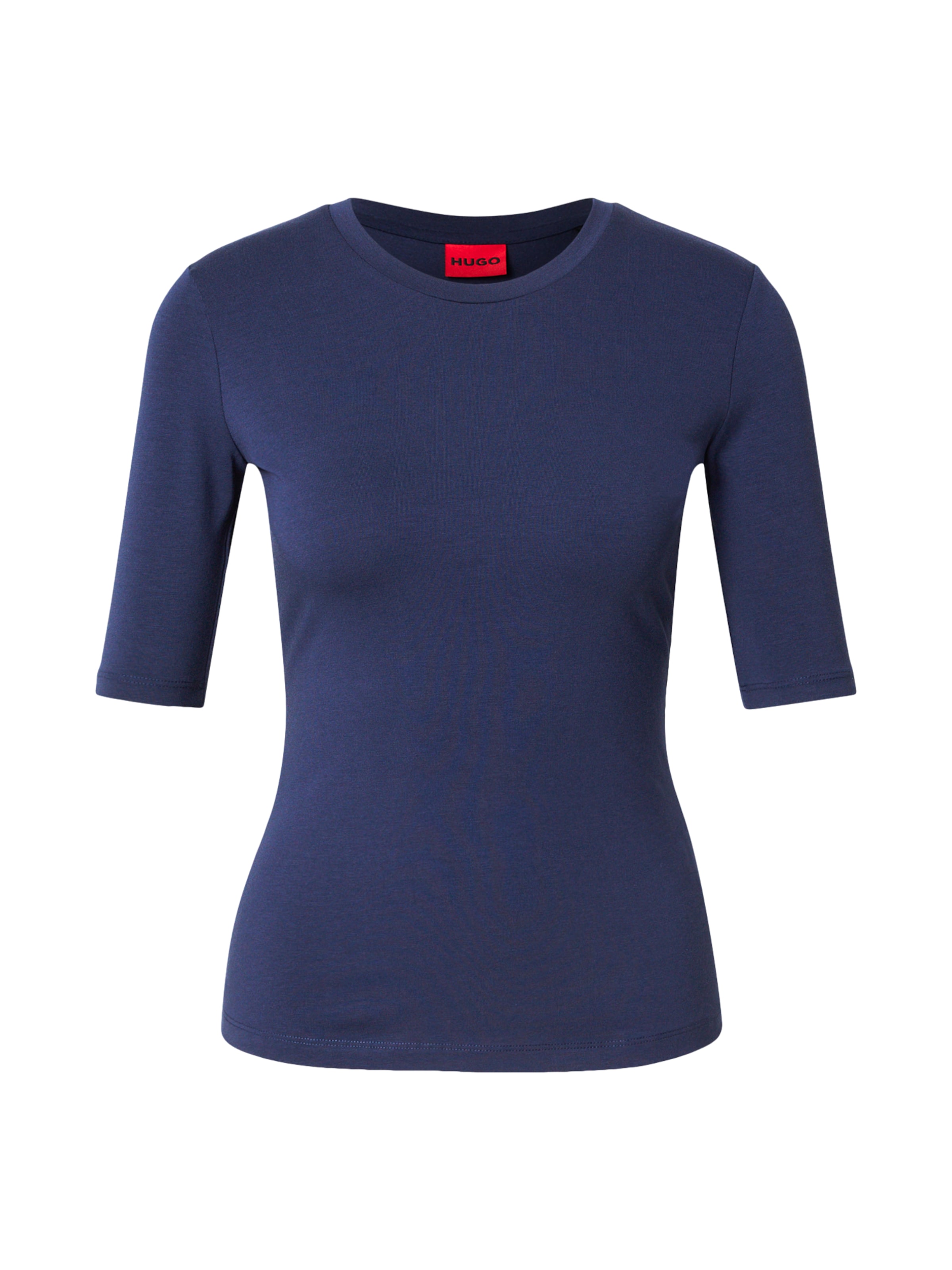 HUGO Tričko 'Darnelia' – modrá: přední strana