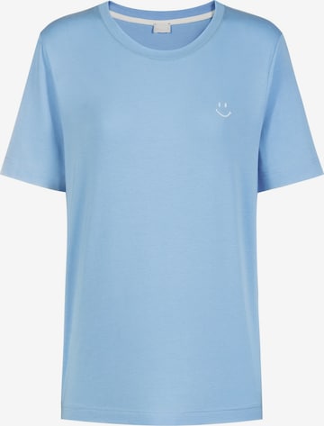 Mey Pajama Shirt 'Teela' in Blue: front