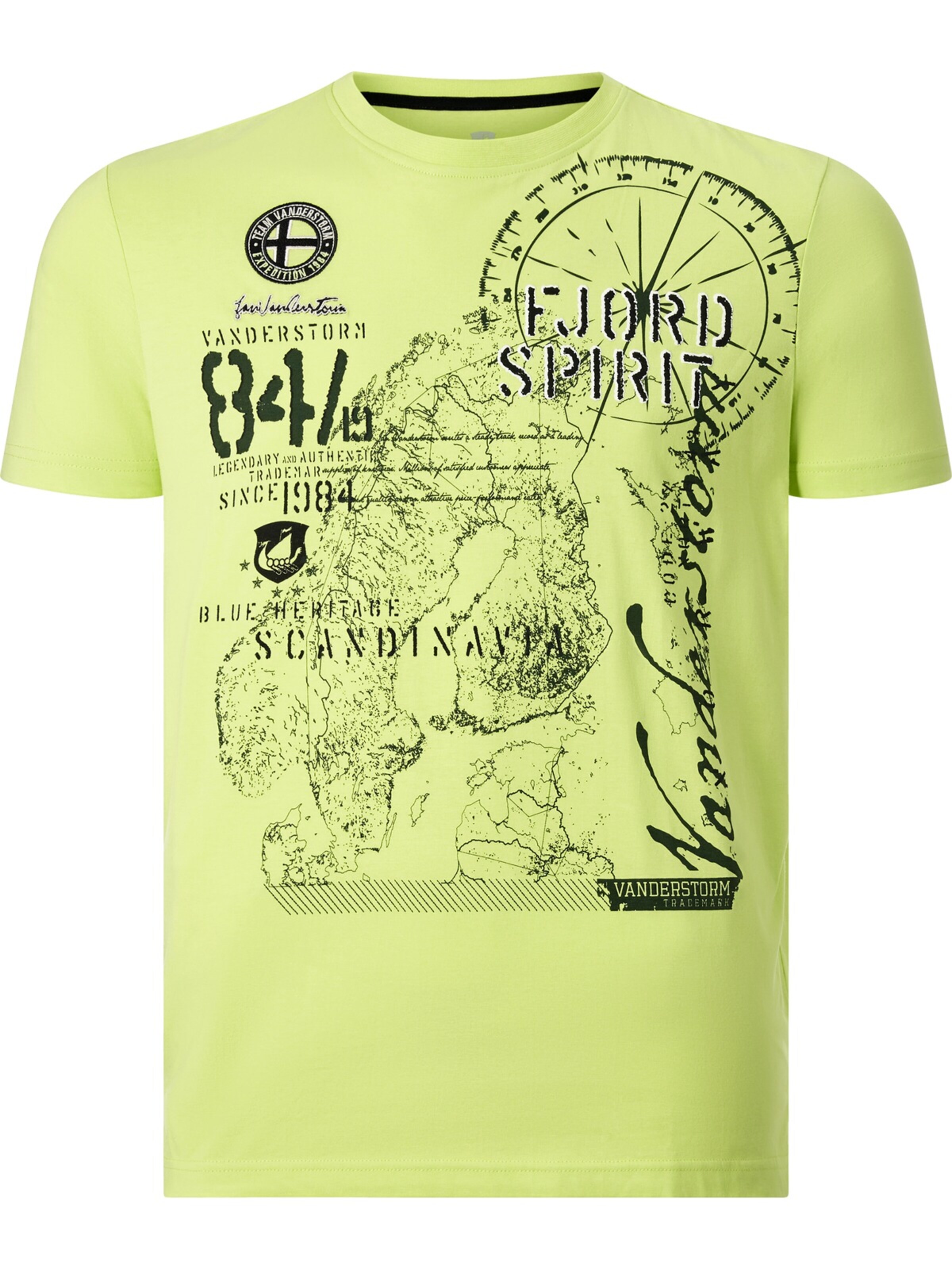 Jan Vanderstorm Shirt ' Dominik ' in Green: front