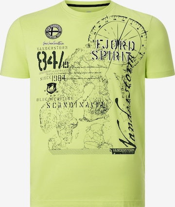Jan Vanderstorm T-Shirt ' Dominik ' in Grün: Vorderseite
