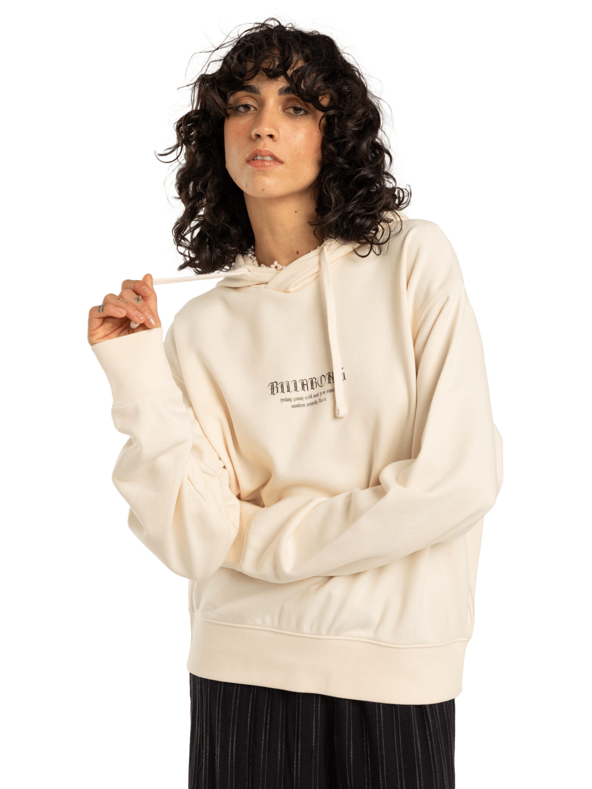 BILLABONG Sweatshirt 'Wild Feelings' in White: front