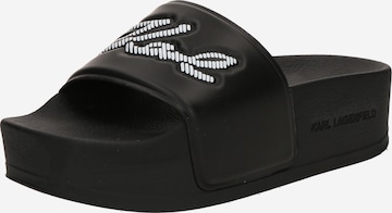 Karl Lagerfeld Šľapky - Čierna: predná strana
