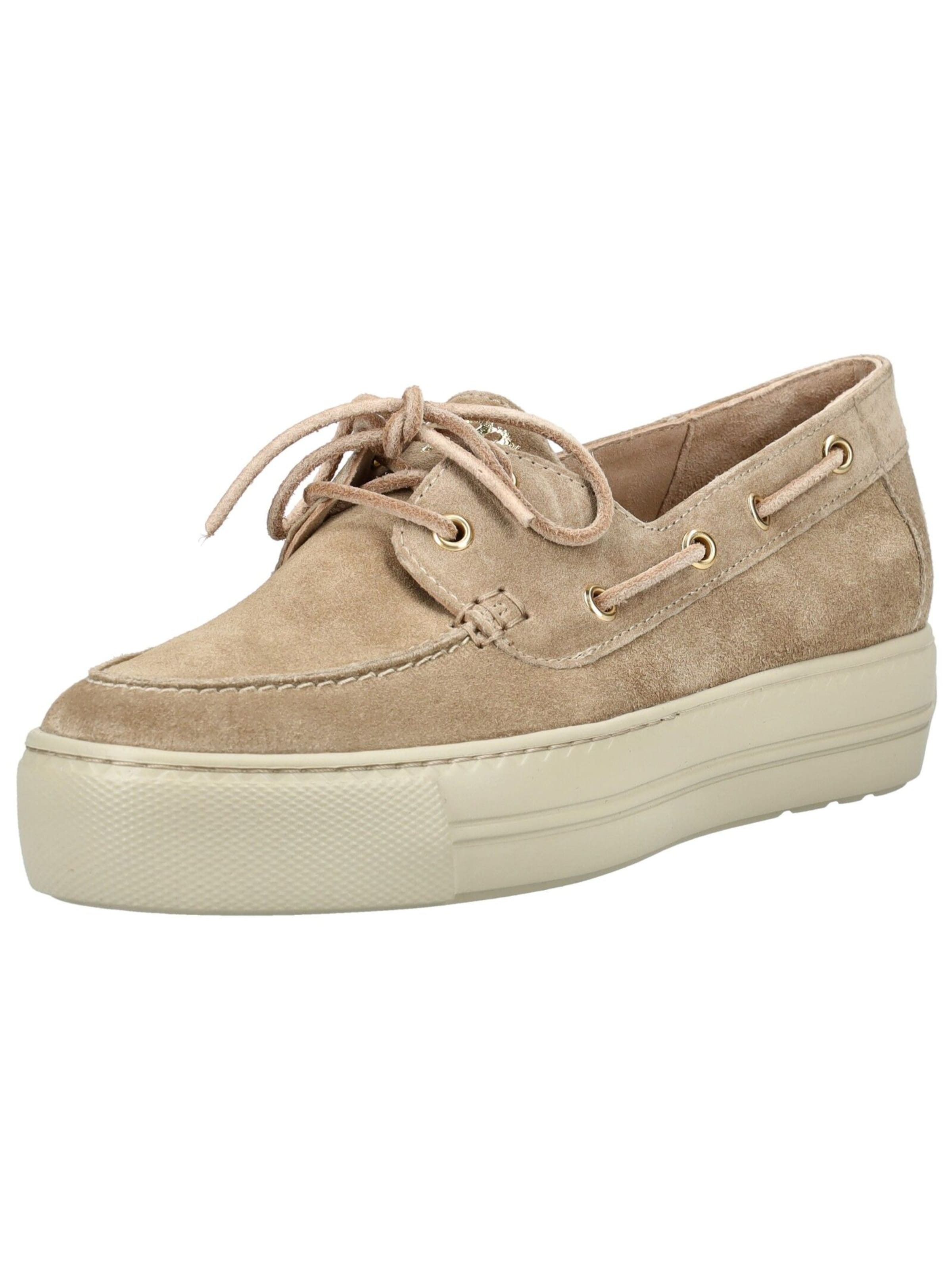 Paul Green Lace-up shoe in Beige: front