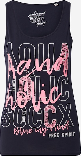 Soccx Top in Navy / Pink / White, Item view