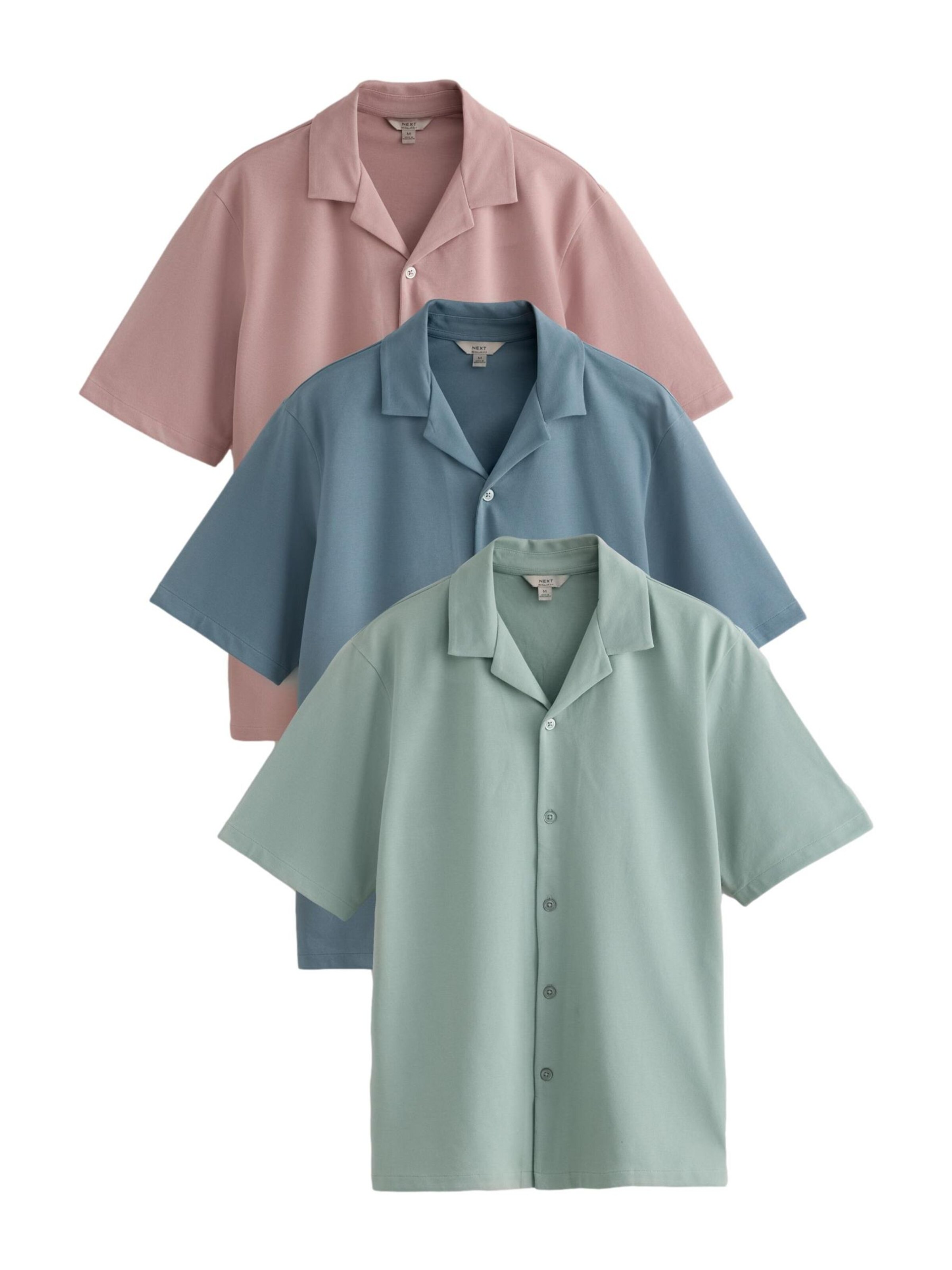 Next Hemd in Blau: Vorderseite