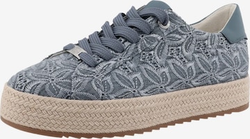 Baskets basses TOM TAILOR en bleu : devant