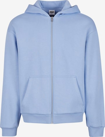 Veste de survêtement Urban Classics en bleu : devant