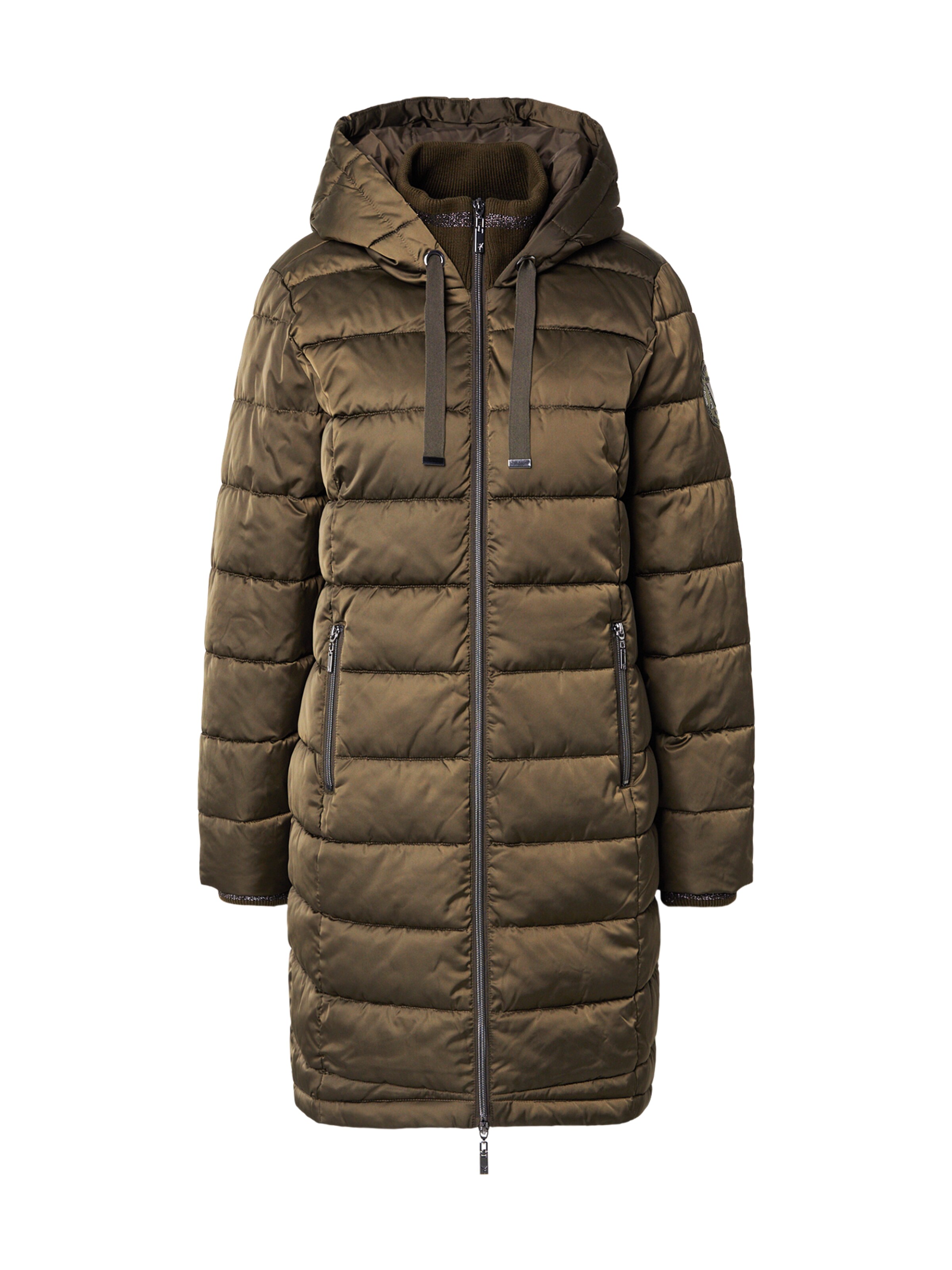 Manteau d’hiver monari en vert : devant