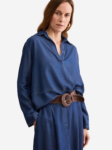 Il Lanificio Bluse‌‌‌‌‌‌‌‌ in Blau: Vorderseite