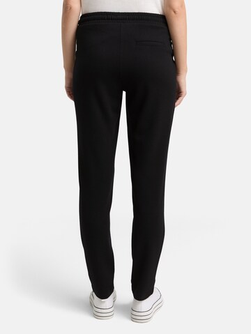 TOM TAILOR Loosefit Broek in Zwart