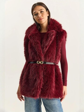 Bianco Lucci Vest in Red