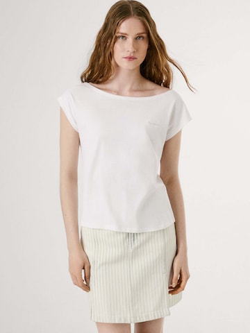 Pepe Jeans Shirt 'Alice' in Wit: voorkant