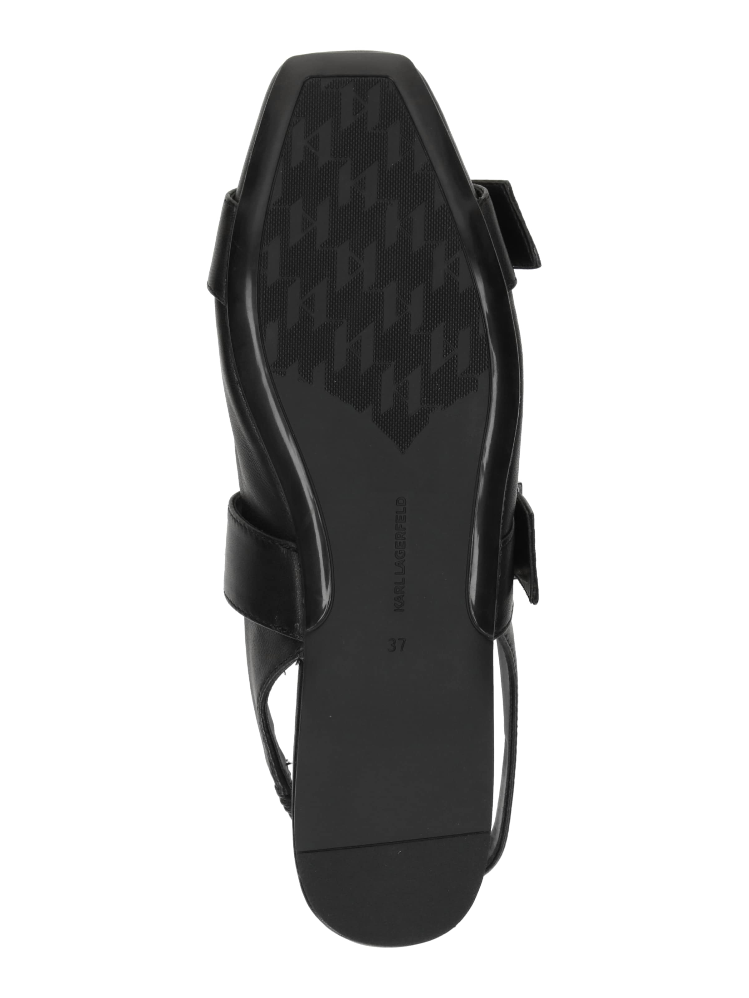 Karl Lagerfeld Strap ballerina in Black