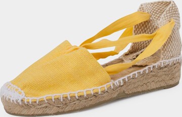 Sandales Pisamonas en jaune : devant