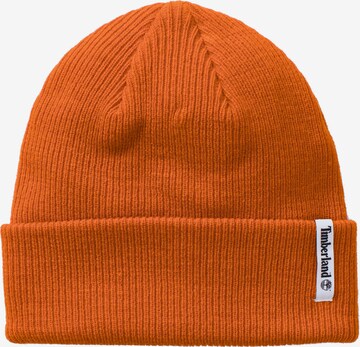 TIMBERLAND Beanie in Orange: front