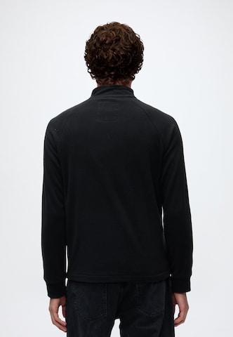 JACK & JONES Fleece jas 'JJPLUTO' in Zwart