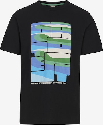 PROTEST Shirt 'PRTNiagra' in Schwarz: Vorderseite