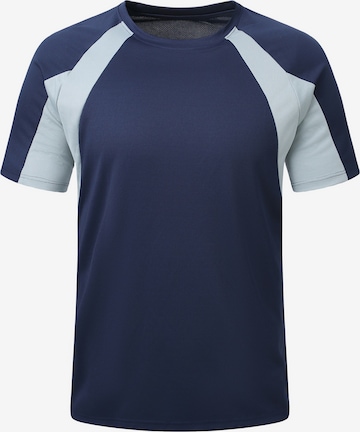 YOUTHUP Shirt 'Formgerecht' in Blue: front