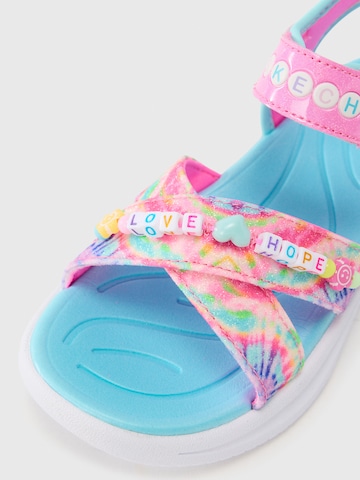 SKECHERS Σανδάλι 'JUMPSTERS' σε ροζ