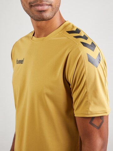 Hummel Sportshirt in Gold