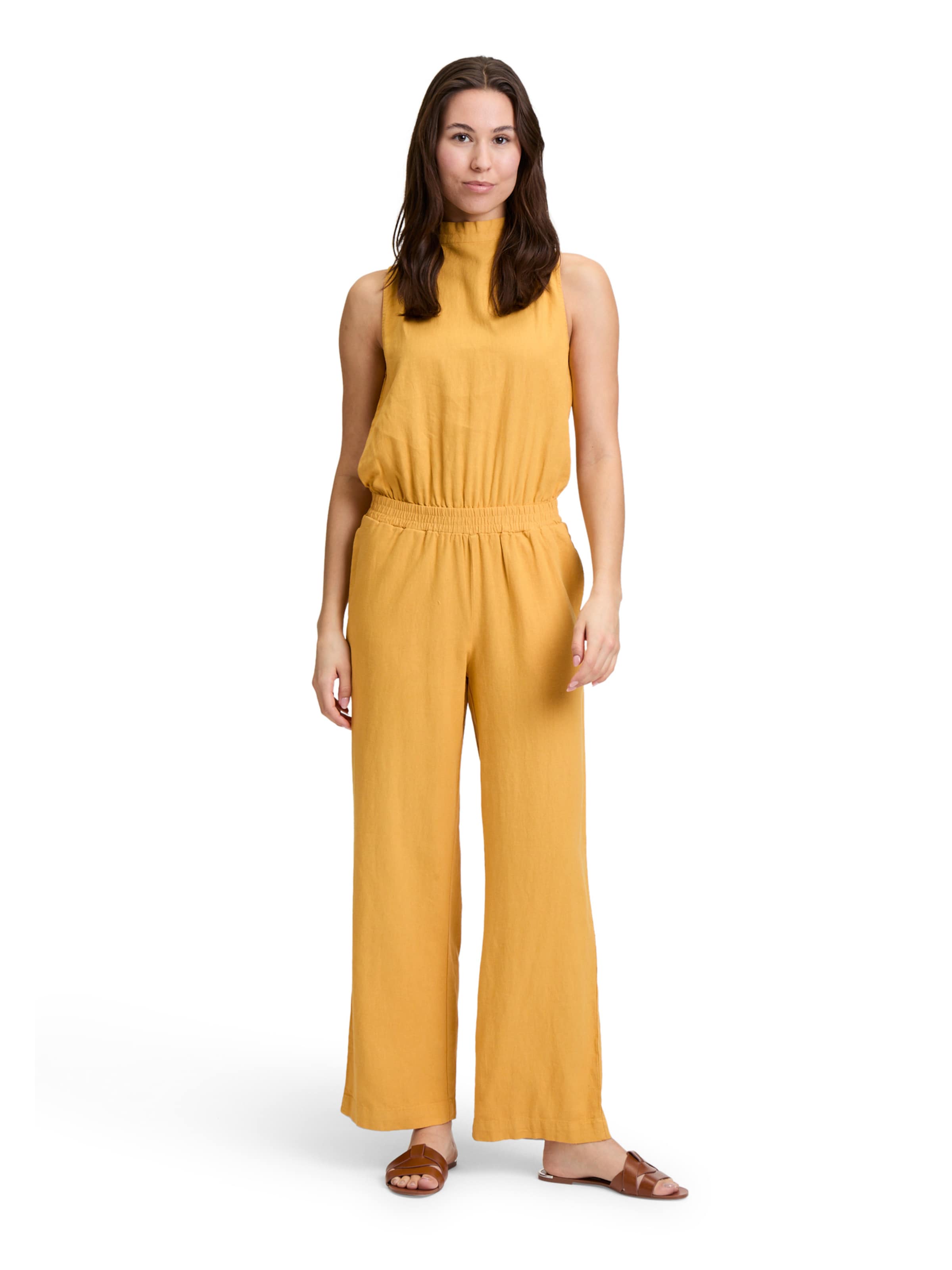 Tuta jumpsuit di Cartoon in oro: frontale