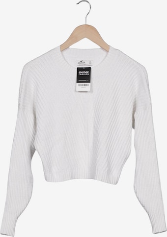 HOLLISTER Pullover XS in Weiß: Vorderseite