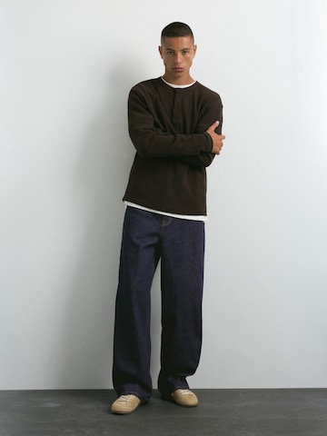 Pull&Bear Baggy Дънки в синьо