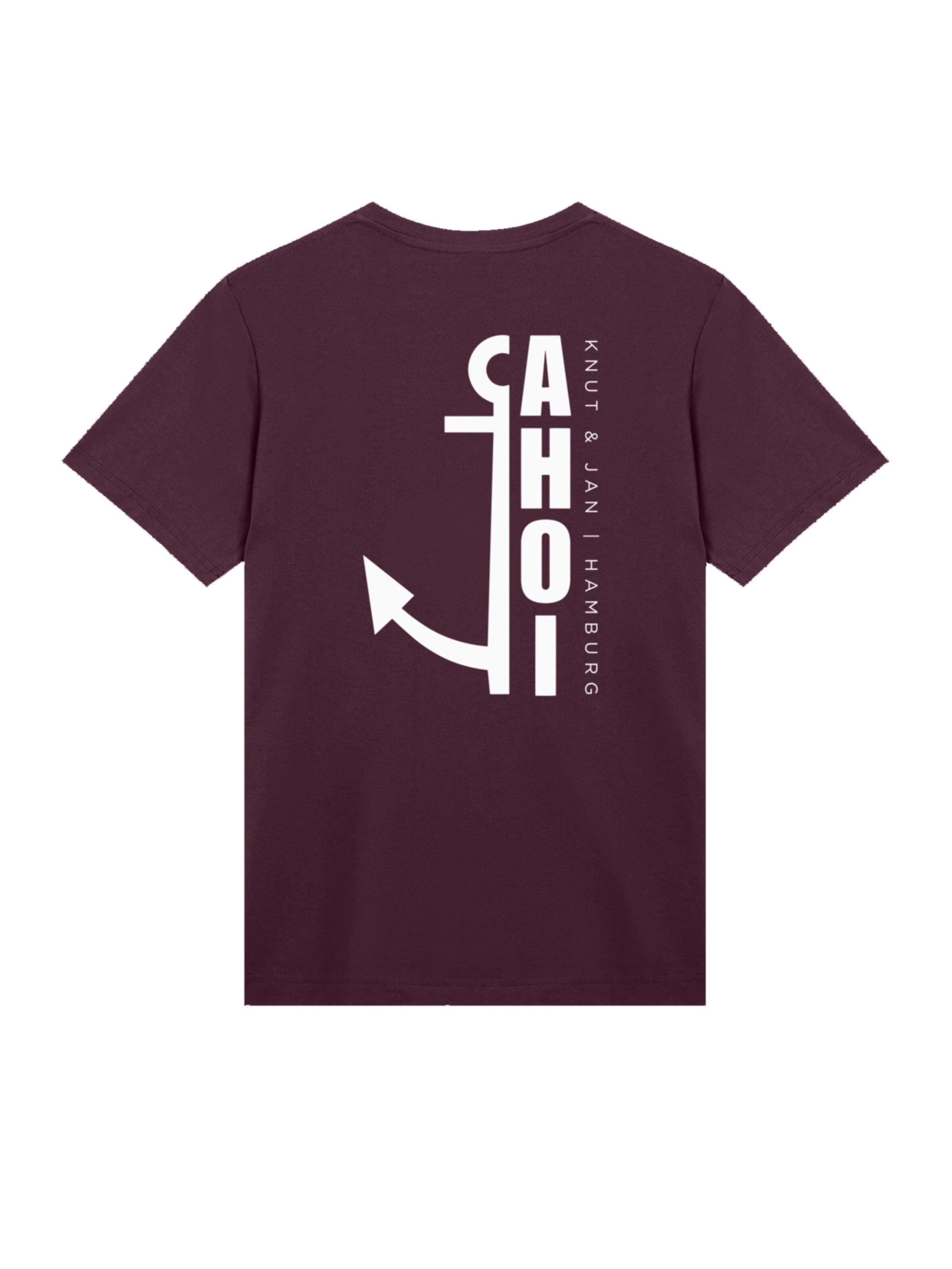 F4NT4STIC Shirt 'Anker Knut und Jan Hamburg' in Brown: front
