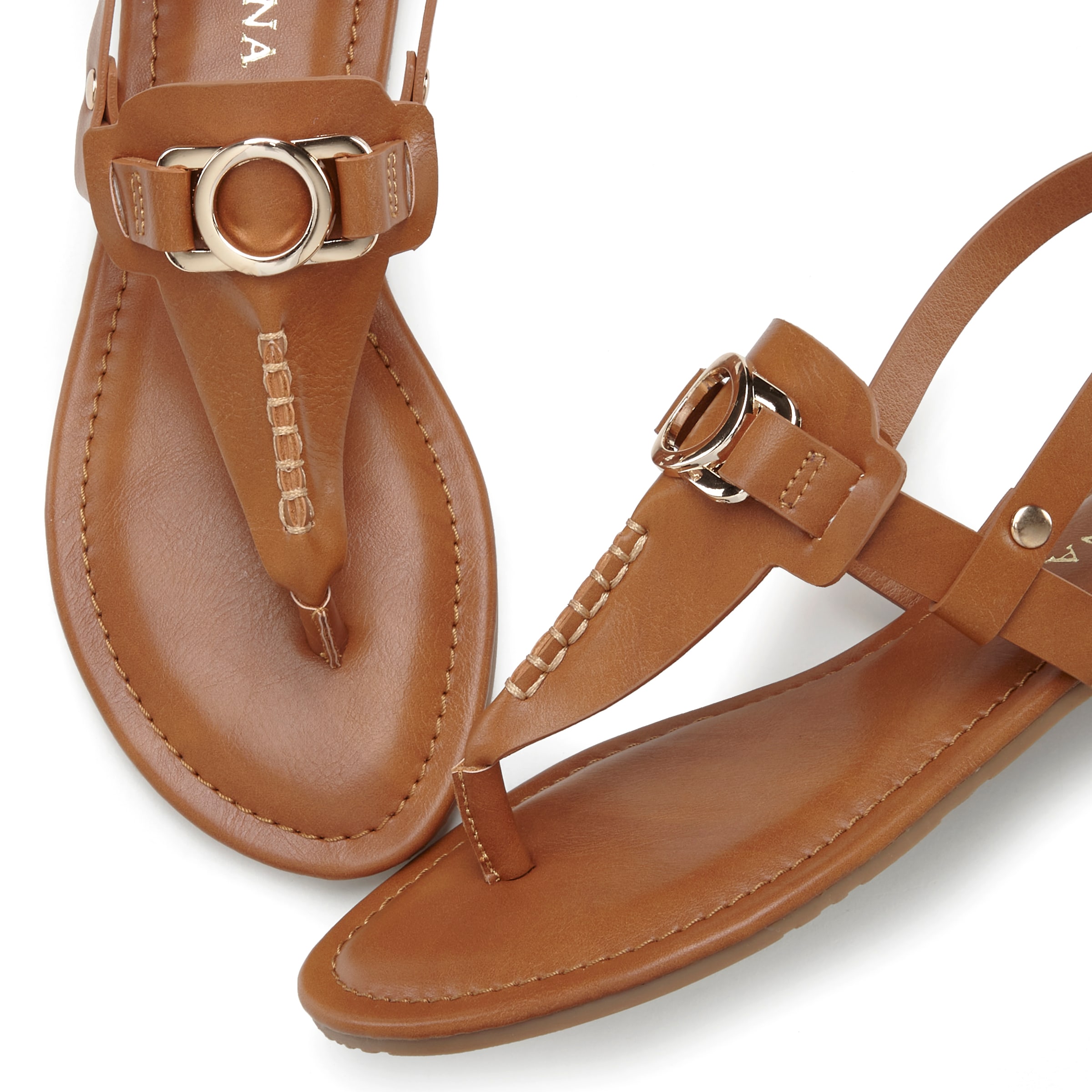 LASCANA Žabky - Hnedá