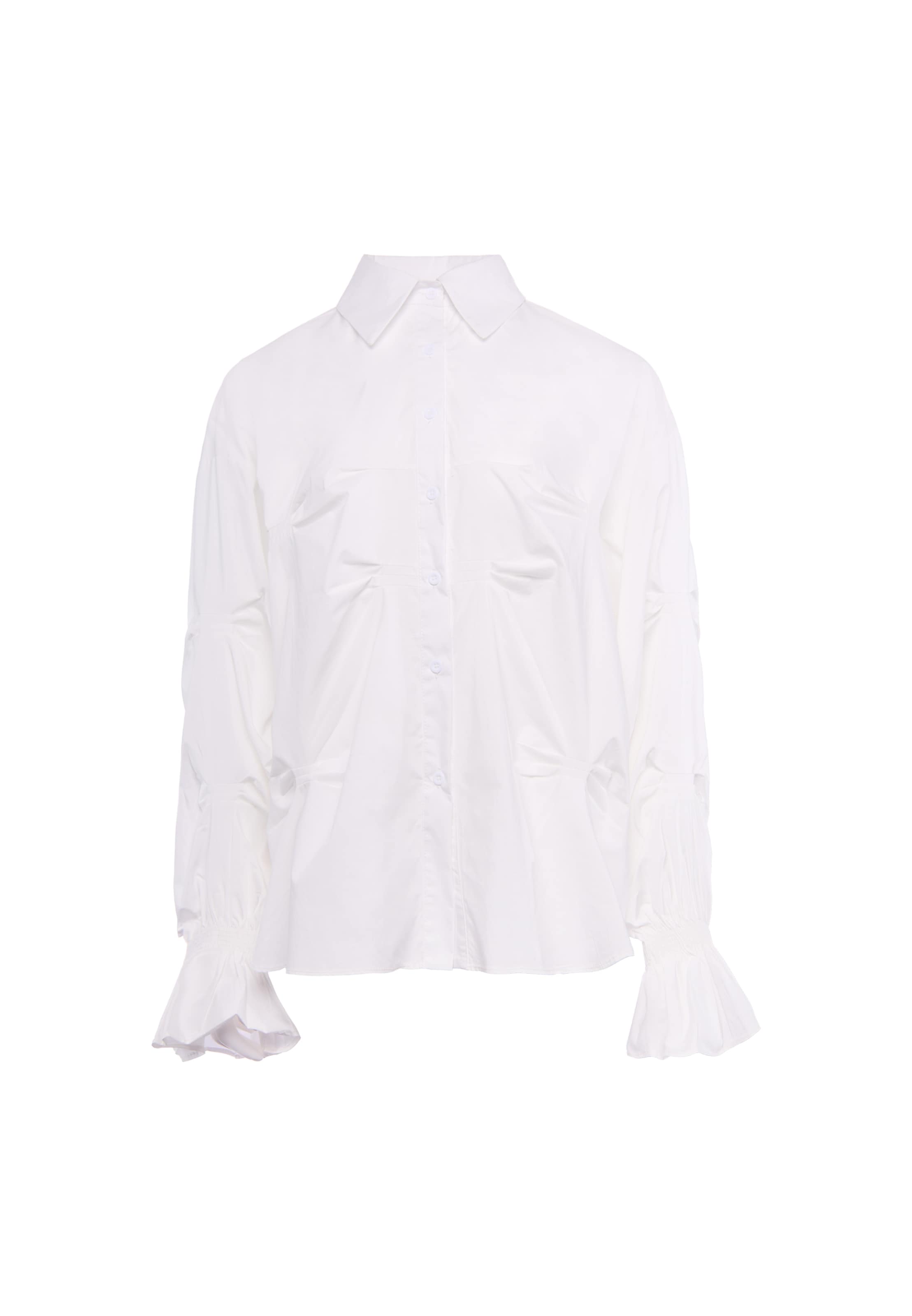 usha WHITE LABEL - Blusa en blanco: frente