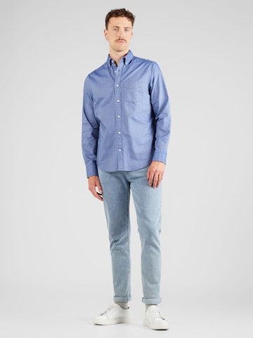 GANT Regular fit Overhemd in Blauw