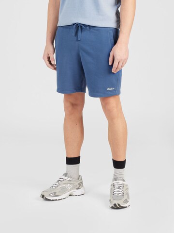 HOLLISTER Regular Trousers in Blue: front