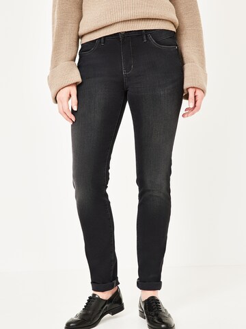 PADDOCKS Skinny Jeans in Black: front