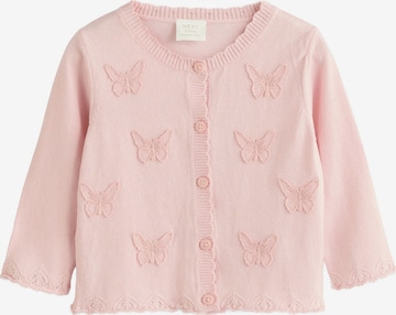 Next Neuletakki värissä vaaleanpunainen: etupuoli