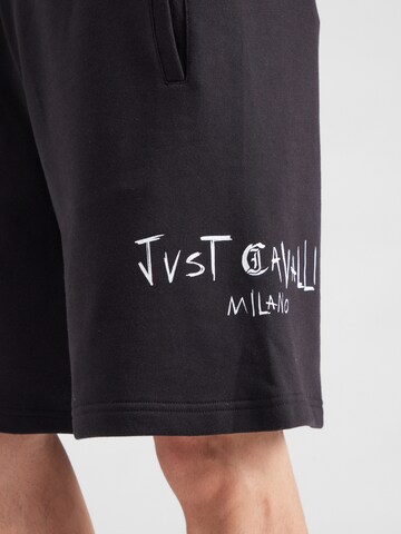 Just Cavalli - Loosefit Pantalón en negro