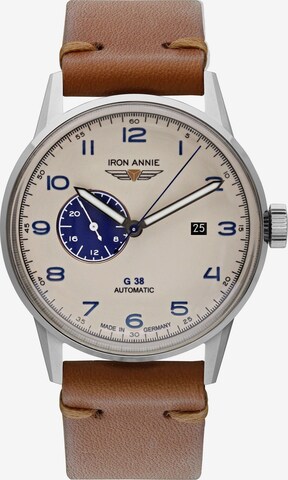 Iron Annie Analog Watch in Brown: front