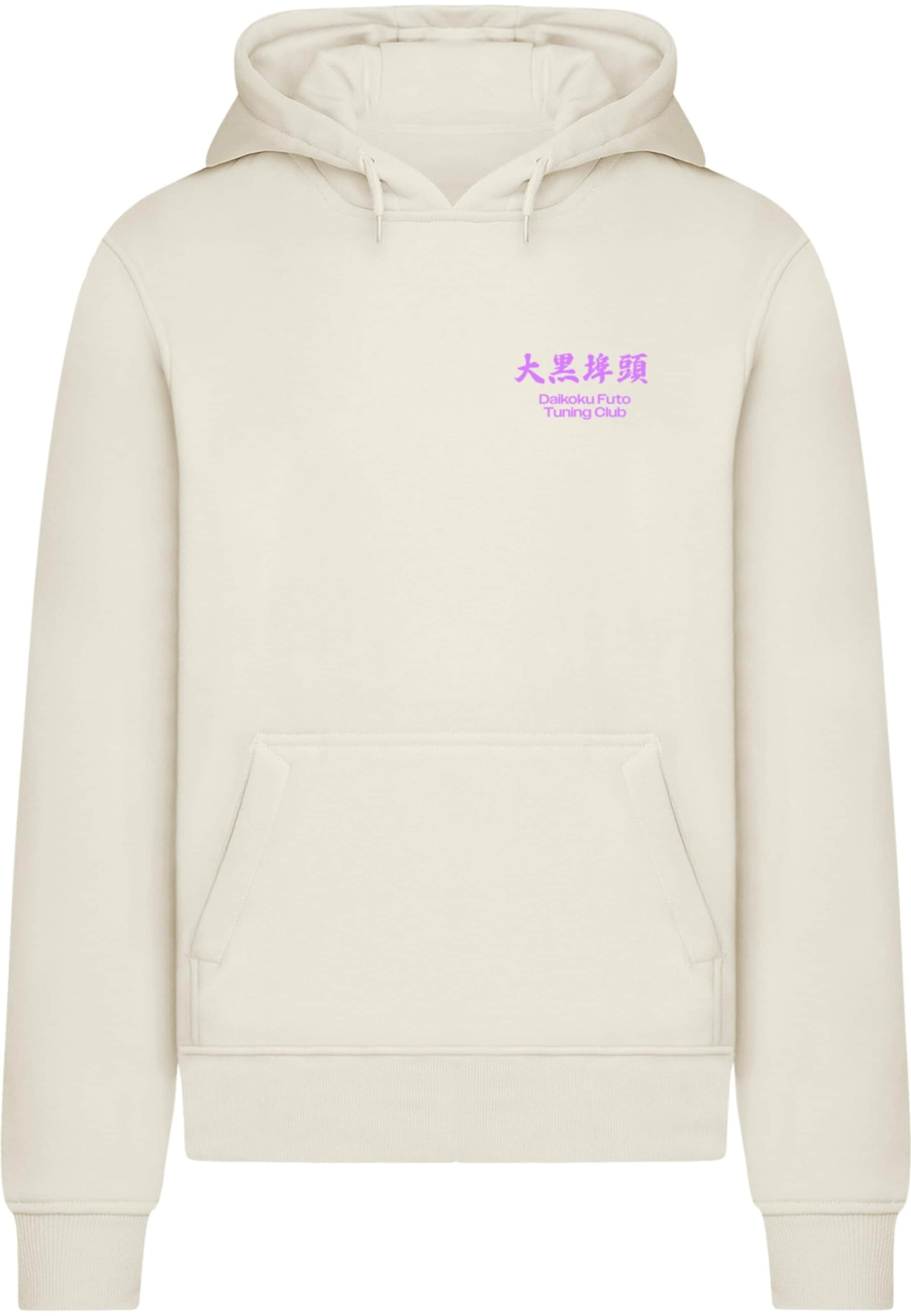 Mister TeeSweater majica 'Yokohama Race' - bijela boja: prednji dio