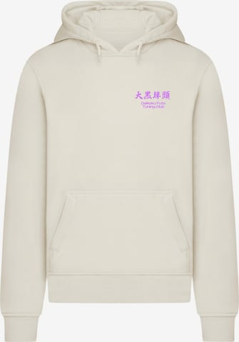 Mister Tee Μπλούζα φούτερ 'Yokohama Race' σε λευκό: μπροστά