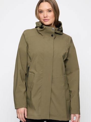 Covered Weatherproof jacket in Green: front