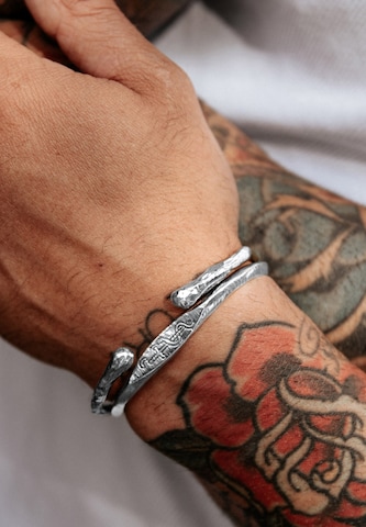 Bracelet 'Sword' Haze&Glory en argent : devant