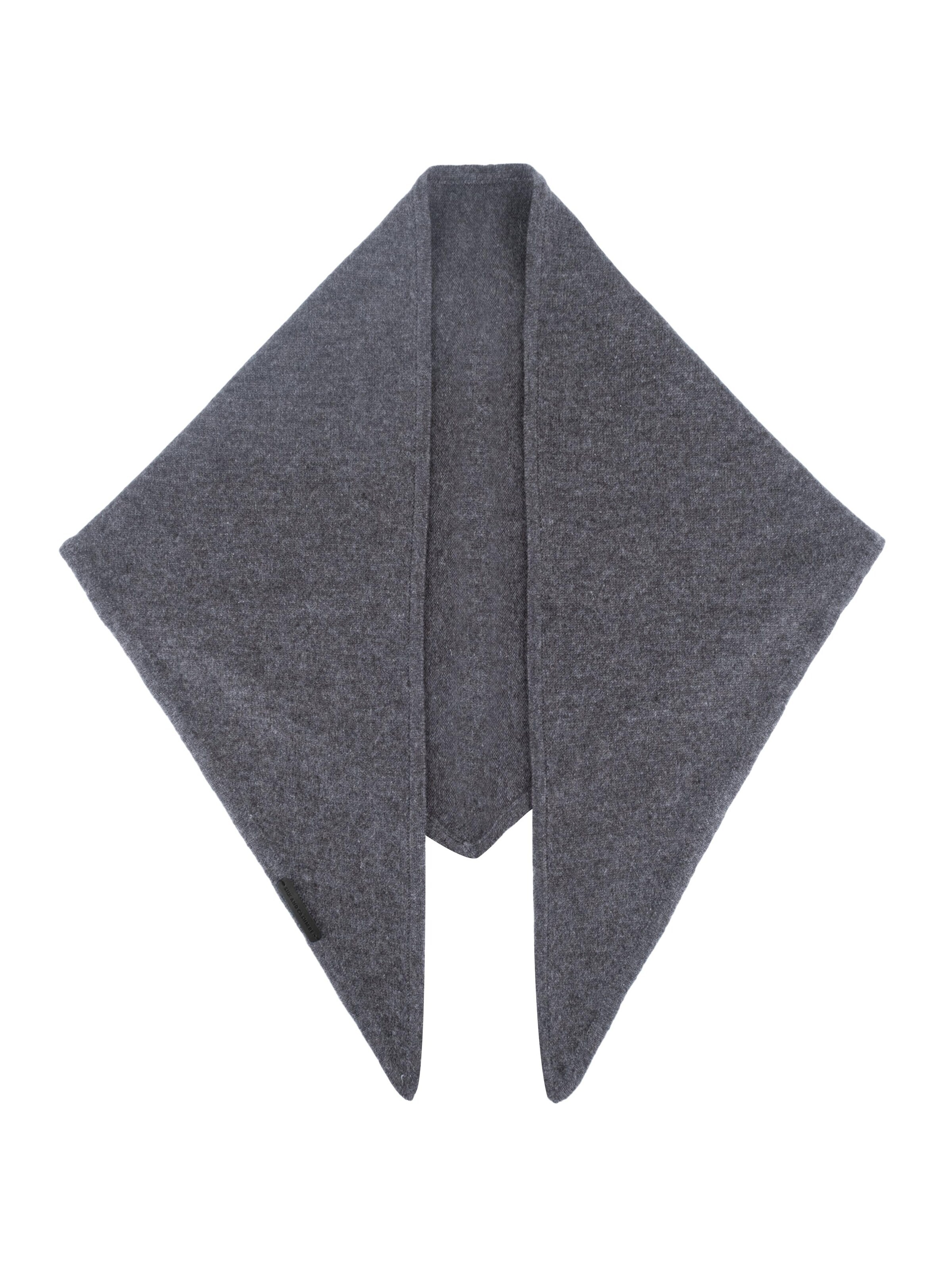 Écharpe SILK & CASHMERE en gris : devant