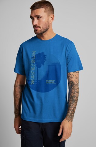 Street One MEN Shirt in Blue: front