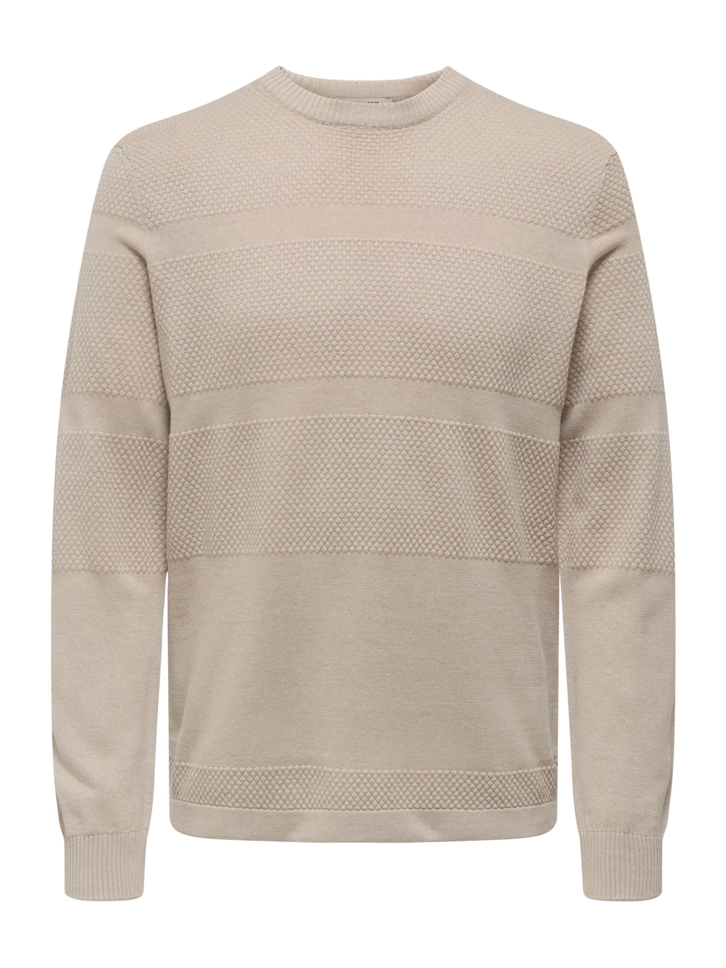 Only & Sons Sweater 'ONSMALIK' in Grey: front
