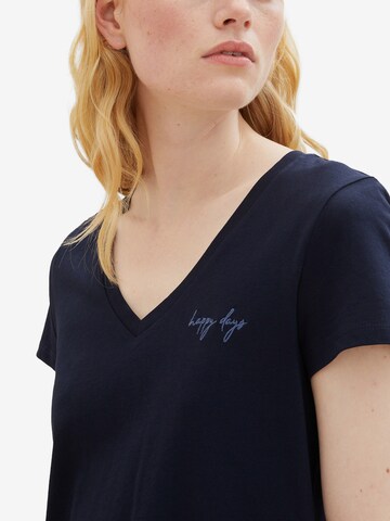 T-shirt TOM TAILOR DENIM en bleu