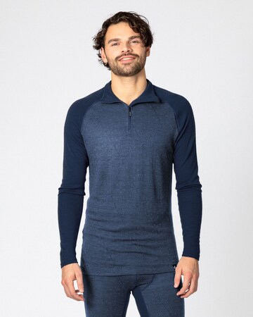 BULA Performance Shirt in Blue: front
